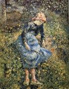 Camille Pissarro girls oil